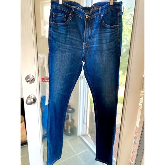 Adriano Goldschmied The Everett Slim Straight Medium Wash Blue Jeans Size 36x34